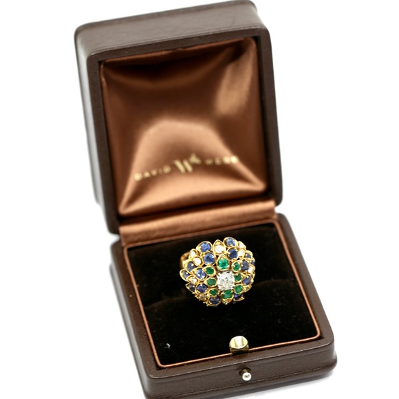 David Webb Antique Tri Colored Ring - Picture 7 of 17